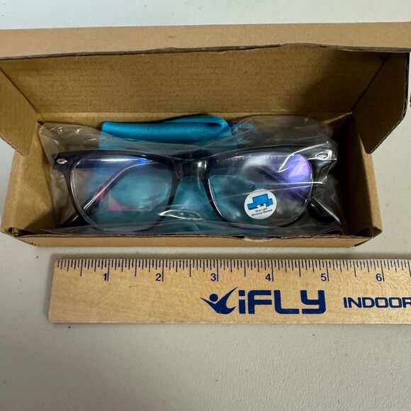 Kids Blue Light Blocking Glasses UV Digital Screen Eye Strain Protection Video - Picture 4 of 6